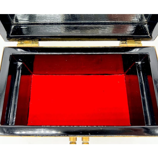 Vintage Chinese Etched Brass Box For Sale - Image 10 of 11