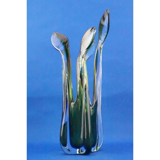 Murano Glass Vase attributed to Archimede Seguso For Sale - Image 6 of 18