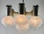Glass Chrome and Opaline Glass Globes Chandelier from Sciolari For Sale - Image 7 of 17
