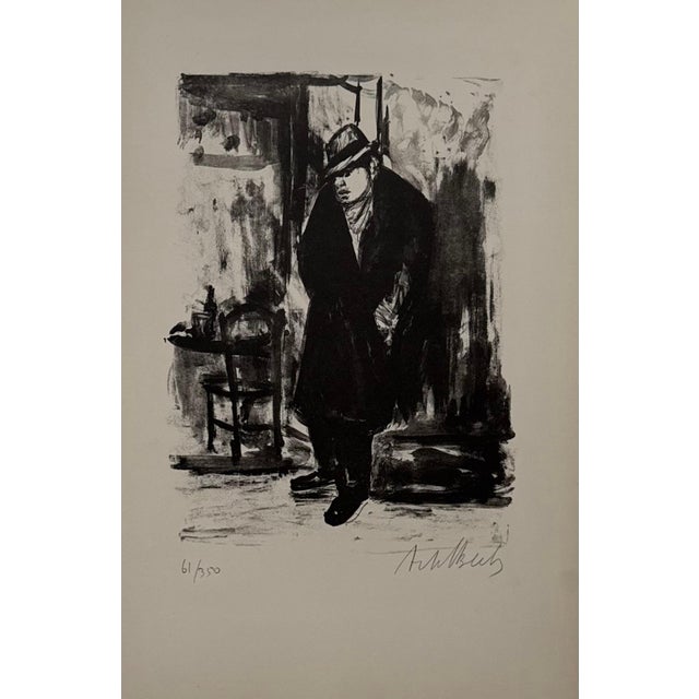 Arbit Blatas (1908 – 1999) Hand signed and numbered to lower edge Ecole de Paris Portrait Printed on Arches French deckle...