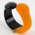 Plastic Angela Caputi Black and Orange Resin Clamper Bracelet For Sale - Image 7 of 10