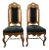 1990s Vintage Gothic Style Side Chairs - a Pair of 2 For Sale