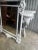 1950s Large White Lacquer Marble Top Console Table and Mirror French Style For Sale - Image 10 of 10