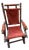 Antique Victorian Child's Platform Rocking Chair For Sale