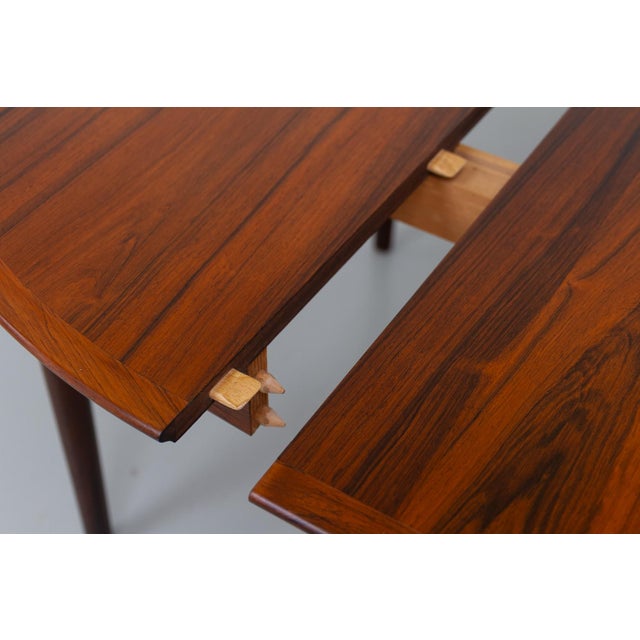 Danish Modern Rosewood Extendable Dining Table by Arne Vodder for Sibast, 1950s For Sale - Image 17 of 18
