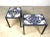 Metal Italian Ceramic & Steel Side Tables or Nightstands, 1970s, Set of 2 For Sale - Image 7 of 18