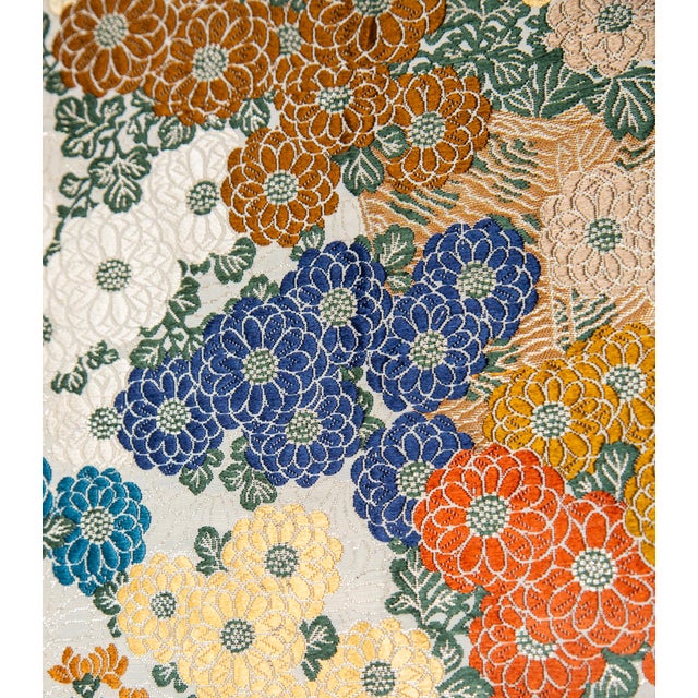 Mid-Century Japanese Obi Wall Art For Sale - Image 4 of 4