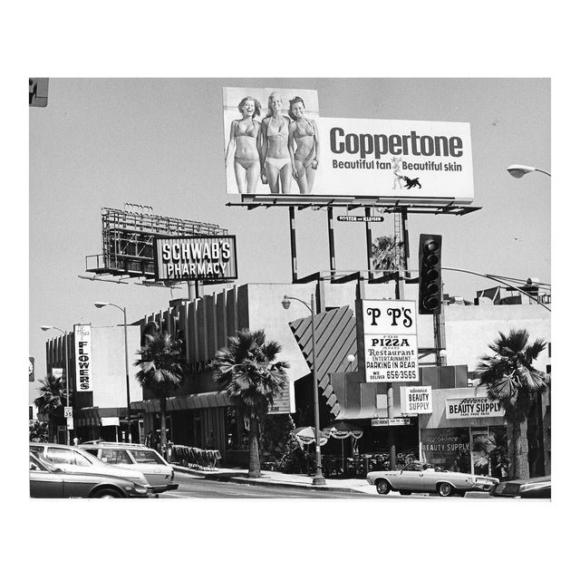1978 Schwabs Drugstore Hollywood Photograph For Sale