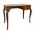 American Antique Tiger Oak Writing Desk With Cabriole Legs – John Stengel & Co. For Sale - Image 3 of 13