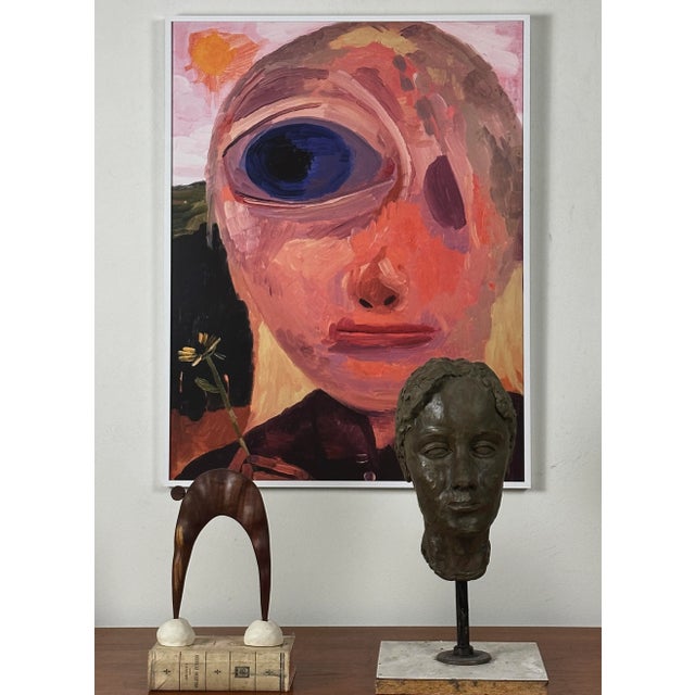 Dana Schutz (American, b. 1976) - ‘Myopic’ Print, Framed. Housed in a new white metal gallery frame under non glare...