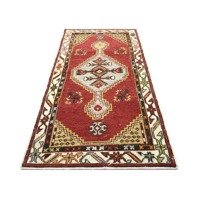 1960s Turkish Oushak Rug For Sale In Los Angeles - Image 6 of 7