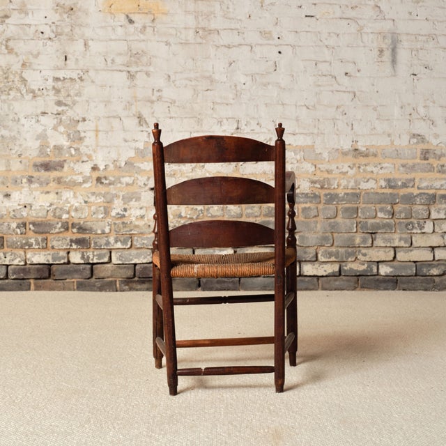 Mid 19th Century 19th Century French Provincial Oak Chair For Sale - Image 5 of 9