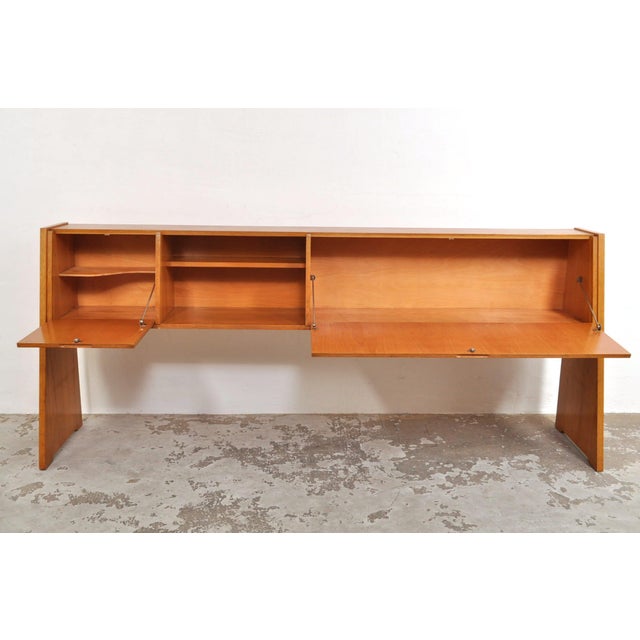 Mid-Century Slanted Front Sideboard, 1950s For Sale - Image 6 of 14