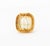 Modernist Mabe Pearl and 14k Yellow Gold Pendant Enhancer For Sale - Image 4 of 5