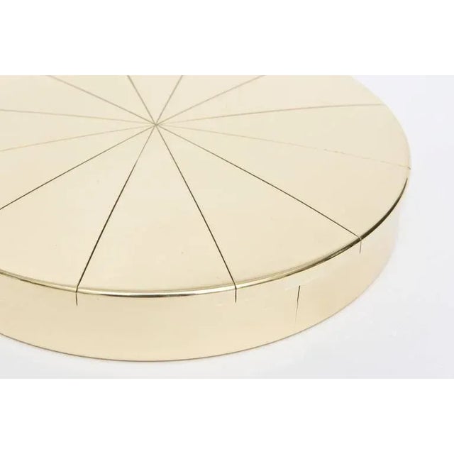 Vintage Tommi Parzinger Brass Lidded Box Mid Century Modern For Sale - Image 10 of 10