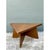 Mid-Century Modern Vintage Triangular Wood Coffee Table For Sale - Image 3 of 12