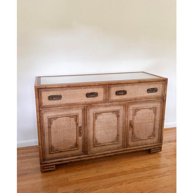 Mid-Century Modern Vintage Drexel Captiva Sideboard Server For Sale - Image 3 of 12