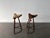 Brutalist Vintage Brutalist Marbella Stools attributed to Sergio Rodrigues, 1970s, Set of 2 For Sale - Image 3 of 18