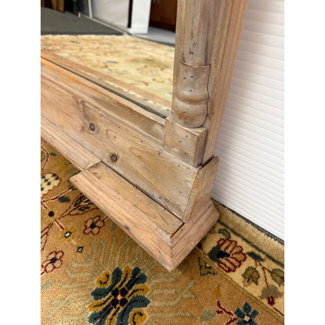 Brown Restoration Hardware Trumeau Mirror For Sale - Image 8 of 12