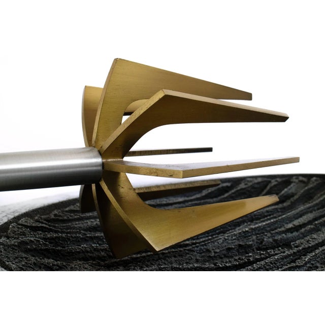 Mid-Century Modern In the Style of Paul Evans Wall Torch For Sale - Image 3 of 5