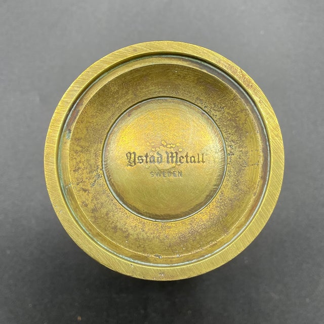 Vase from Ystad Metall, Sweden, 1950s For Sale - Image 4 of 5