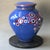 This striking, mid-century-style lidded jar is crafted in the traditional cloisonné enamel technique. The piece features a...