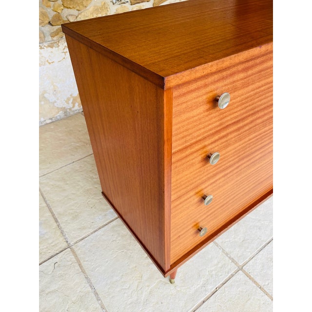 Mid-Century Modern Mid-Century Teak Chest of Drawers, 1960s For Sale - Image 3 of 18