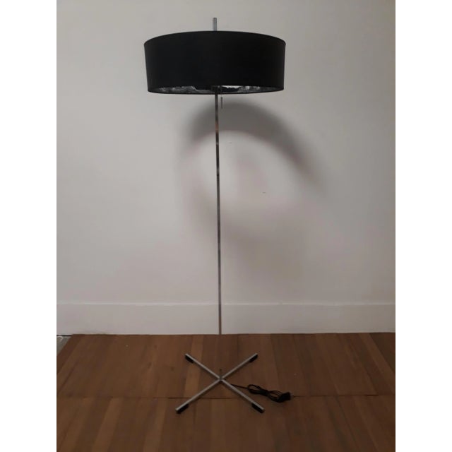 Vintage Chrome Floor Lamp For Sale - Image 10 of 12