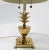 Vintage Bombay Brass Pineapple Table Lamp W Tole Shade For Sale - Image 4 of 13