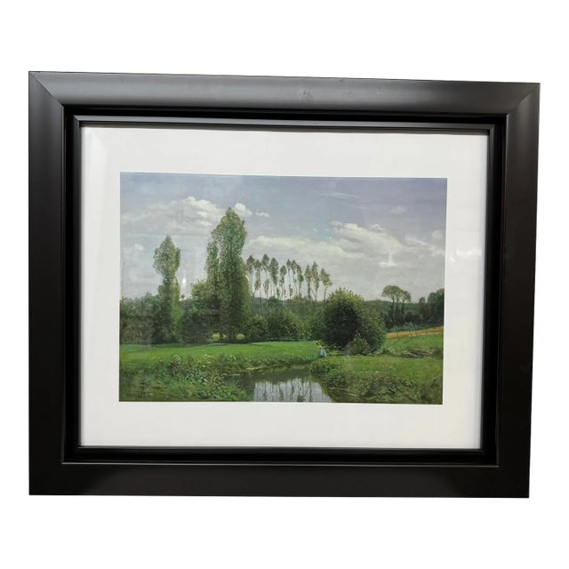 Claude Monet "View at Rouelles, Le Havre" Reproduction Print For Sale