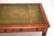 Wood Antique Victorian Leather Top Partners Desk, 1830s For Sale - Image 7 of 11