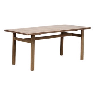 Vintage Chinese Elm Dining Table For Sale