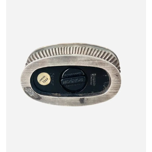 Queen Anne Silver Metal Table Lighter, 1940s For Sale - Image 4 of 10