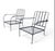 Mid-Century Modern A Pair of Mid 20th Century Modern Vintage Wrought Iron Outdoor Chairs. For Sale - Image 3 of 6
