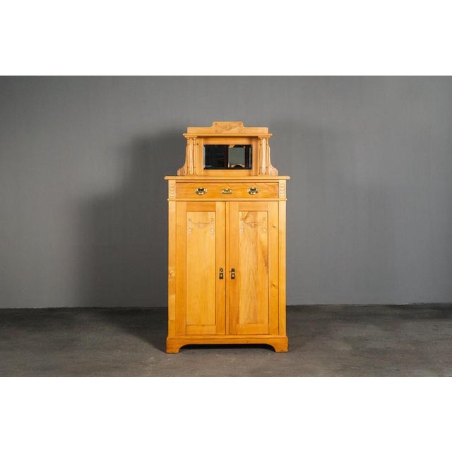 Item: Cabinet with upper section Period & Style: Art Nouveau - 1st half of the 20th century Features - elegant and...