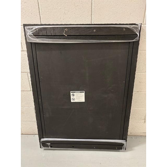 High End Designer Mirror with Carved Wooden Frame. Heavy duty. Excellent condition. No makers mark. Handmade, quality...