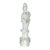 Vintage Chinese 'Blanc De Chine' White Porcelain Figure of the Deity Guan Yin (Kwan Yin) 14" For Sale