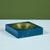 1960s Aldo Tura Square Resin Ashtray With Brass Well For Sale - Image 5 of 12