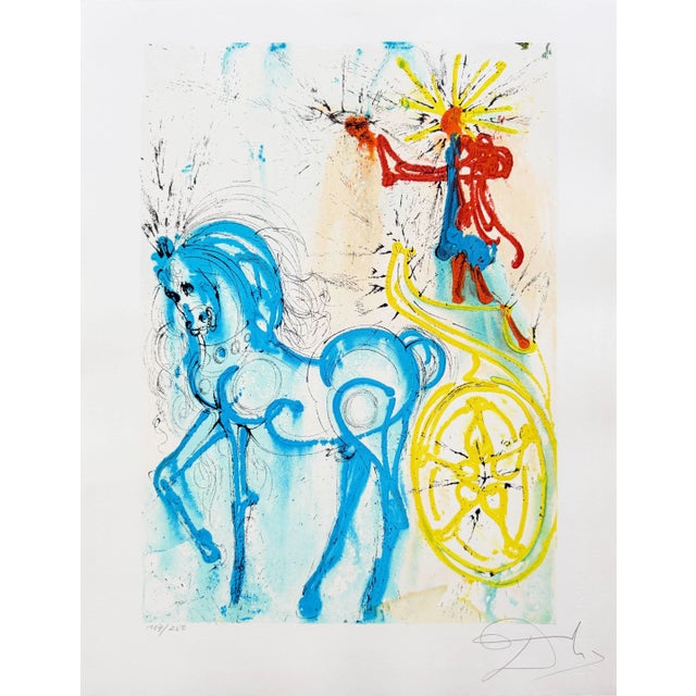 Salvador Dali, The Triumphal Horse, 1970, Lithograph For Sale - Image 9 of 9