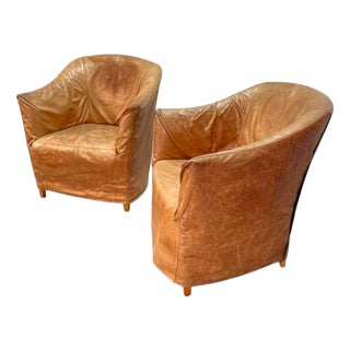 Doralice Lounge Chairs by Antonio Citterio, 1980s, Set of 2 For Sale