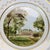 13 Vintage German “Kaiser Country Scenes” Painted Porcelain & Gilt Plates c1950 Measures - 1" x 9 3/4" x 9 3/4"