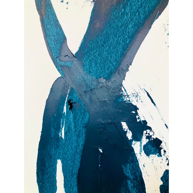 Color Study in Navy #13 Contemporary Abstract Acrylic Painting For Sale In Boston - Image 6 of 7