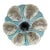 French Majolica Oyster Plate Orchies, Circa 1910 For Sale