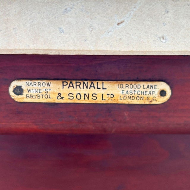 19th Century "High Class Biscuts" Mahogany Shop Display Cabinet by Parnall & Sons For Sale - Image 17 of 17