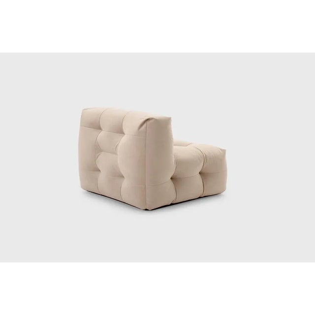 Early 21st Century Not-a-Sofa Lounge Chair in Beige Velour from EMKO For Sale - Image 5 of 8