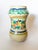 Lovely hourglass Talavera vase made by artisan Gorky Gonzalez in Mexico. His iconic designs and glazes are fluid and...