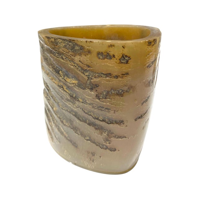 Early 20th Century Carl Auböck Horn Pen Holder Mid-Century Modern For Sale - Image 10 of 12