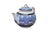 Rare antique Royal Worcester blue and white porcelain tea / coffee pot featuring "The Queens Pattern" aka "Royal Lily"....