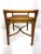 Vintage Mid Century Rattan Bench With Bentwood Frame and Woven Seat For Sale - Image 9 of 12