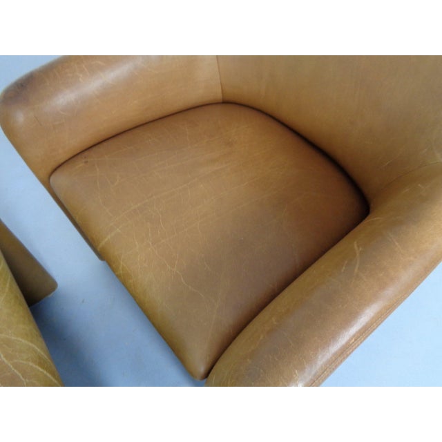Mid-Century German Leather Cocktail Chairs from Walter Knoll, 1960s, Set of 2 For Sale - Image 15 of 18